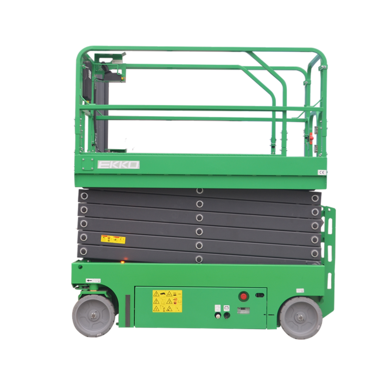 EKKO ES100E-Li 32.8ft Electric Scissor Lift Platform 700 lb Capacity Lithium Aerial Lift