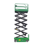 EKKO ES100E-Li 32.8ft Electric Scissor Lift Platform 700 lb Capacity Lithium Aerial Lift