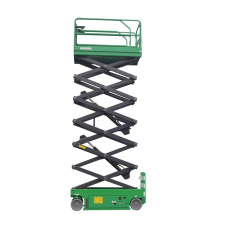EKKO ES100E-Li 32.8ft Electric Scissor Lift Platform 700 lb Capacity Lithium Aerial Lift