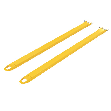 Vestil FE-P Cast-Tip Pin Style Fork Extensions | 4,000 lb Per Pair, Cast Steel Tips, Fits Class 2 & 3 Forks, 4"/5"/6" Width, 48"–120" Length
