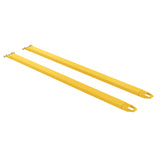Vestil FE-P Cast-Tip Pin Style Fork Extensions | 4,000 lb Per Pair, Cast Steel Tips, Fits Class 2 & 3 Forks, 4"/5"/6" Width, 48"–120" Length