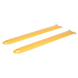 Vestil FE-P Cast-Tip Pin Style Fork Extensions | 4,000 lb Per Pair, Cast Steel Tips, Fits Class 2 & 3 Forks, 4"/5"/6" Width, 48"–120" Length