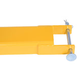 Vestil FE-P Cast-Tip Pin Style Fork Extensions | 4,000 lb Per Pair, Cast Steel Tips, Fits Class 2 & 3 Forks, 4"/5"/6" Width, 48"–120" Length