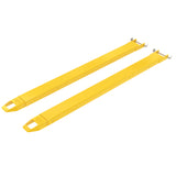 Vestil FE-P Cast-Tip Pin Style Fork Extensions | 4,000 lb Per Pair, Cast Steel Tips, Fits Class 2 & 3 Forks, 4"/5"/6" Width, 48"–120" Length