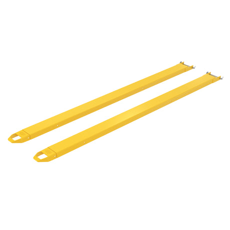 Vestil FE-P Cast-Tip Pin Style Fork Extensions | 4,000 lb Per Pair, Cast Steel Tips, Fits Class 2 & 3 Forks, 4"/5"/6" Width, 48"–120" Length