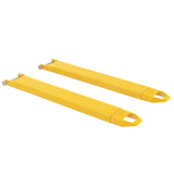 Vestil FE-P Cast-Tip Pin Style Fork Extensions | 4,000 lb Per Pair, Cast Steel Tips, Fits Class 2 & 3 Forks, 4"/5"/6" Width, 48"–120" Length