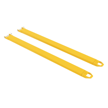 Vestil FE-P Cast-Tip Pin Style Fork Extensions | 4,000 lb Per Pair, Cast Steel Tips, Fits Class 2 & 3 Forks, 4"/5"/6" Width, 48"–120" Length