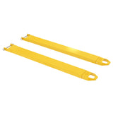 Vestil FE-P Cast-Tip Pin Style Fork Extensions | 4,000 lb Per Pair, Cast Steel Tips, Fits Class 2 & 3 Forks, 4"/5"/6" Width, 48"–120" Length