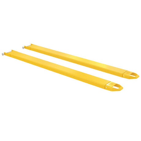 Vestil FE-P Cast-Tip Pin Style Fork Extensions | 4,000 lb Per Pair, Cast Steel Tips, Fits Class 2 & 3 Forks, 4"/5"/6" Width, 48"–120" Length
