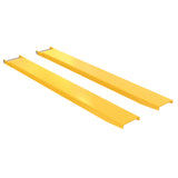 Vestil FE-P Tapered Pin Style Fork Extensions | 4,000 lb Per Pair, Tapered Front End, Fits Class 2 & 3 Forks, 7"/8" Width, 48"–120" Length