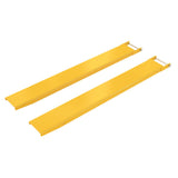 Vestil FE-P Tapered Pin Style Fork Extensions | 4,000 lb Per Pair, Tapered Front End, Fits Class 2 & 3 Forks, 7"/8" Width, 48"–120" Length