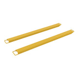 Vestil FE-HS High Strength Fork Extensions | 4,000 lb Capacity Per Pair, 40% Lighter, Fits Class 2 & 3 Forks, 4"/5"/6" Width, 63"–96" Length