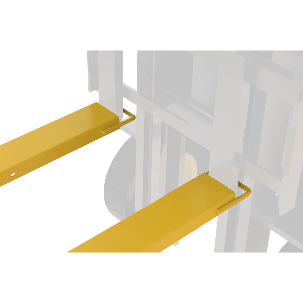 Vestil FE-HS High Strength Fork Extensions | 4,000 lb Capacity Per Pair, 40% Lighter, Fits Class 2 & 3 Forks, 4"/5"/6" Width, 63"–96" Length