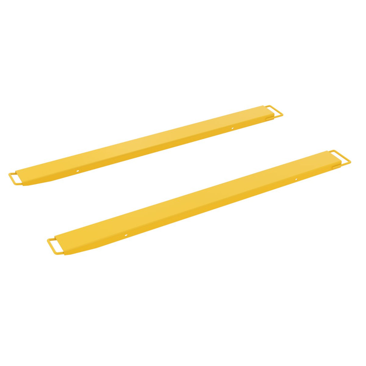 Vestil FE-HS High Strength Fork Extensions | 4,000 lb Capacity Per Pair, 40% Lighter, Fits Class 2 & 3 Forks, 4"/5"/6" Width, 63"–96" Length