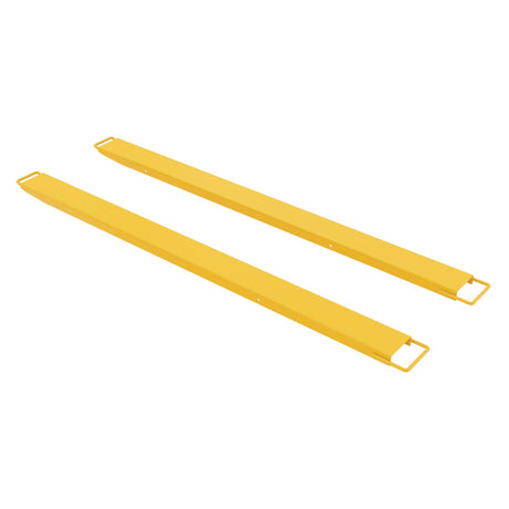 Vestil FE-HS High Strength Fork Extensions | 4,000 lb Capacity Per Pair, 40% Lighter, Fits Class 2 & 3 Forks, 4"/5"/6" Width, 63"–96" Length