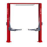 Fortisky FL-120AX Asymmetrical 2-Post Car Lift — 12,000 lb, Single-Point Lock Release