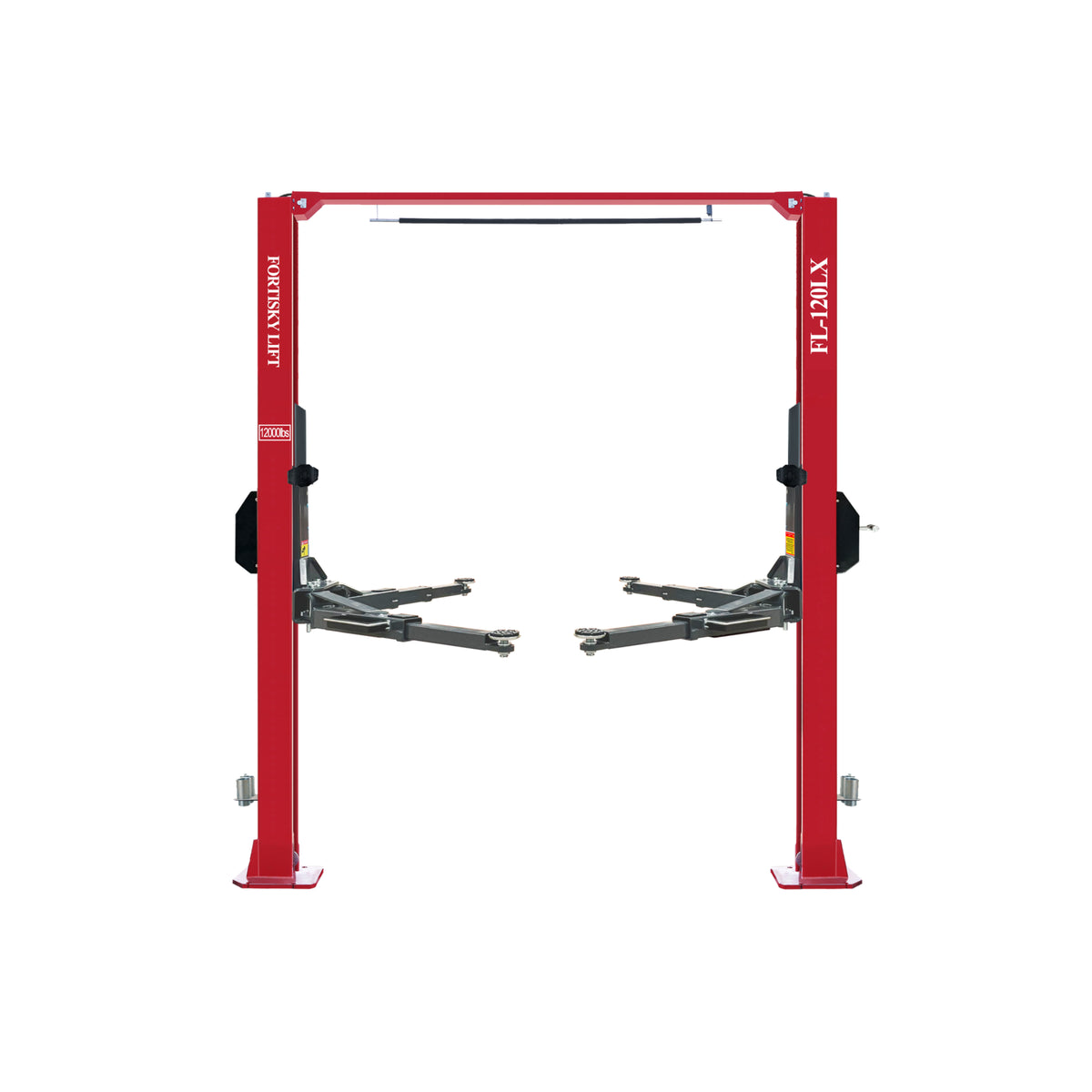Fortisky FL-120LX 2-Post Overhead Car Lift — 12,000 lb, Single-Point Lock Release