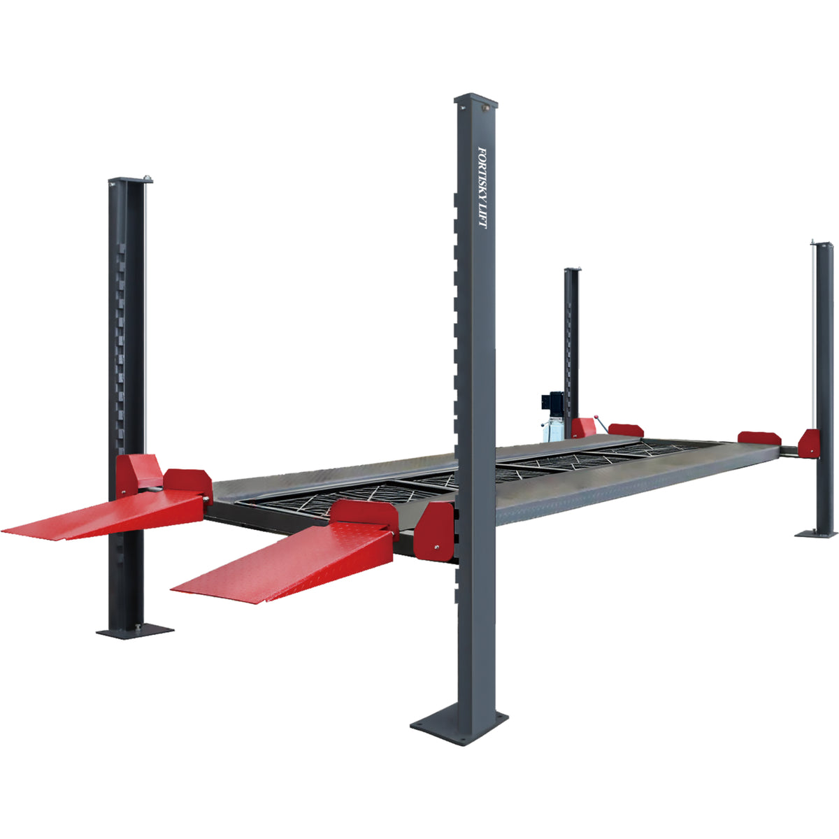 Fortisky FL-90PL 4-Post Parking Lift — 9,000 lb Drive-On Storage and Service Lift