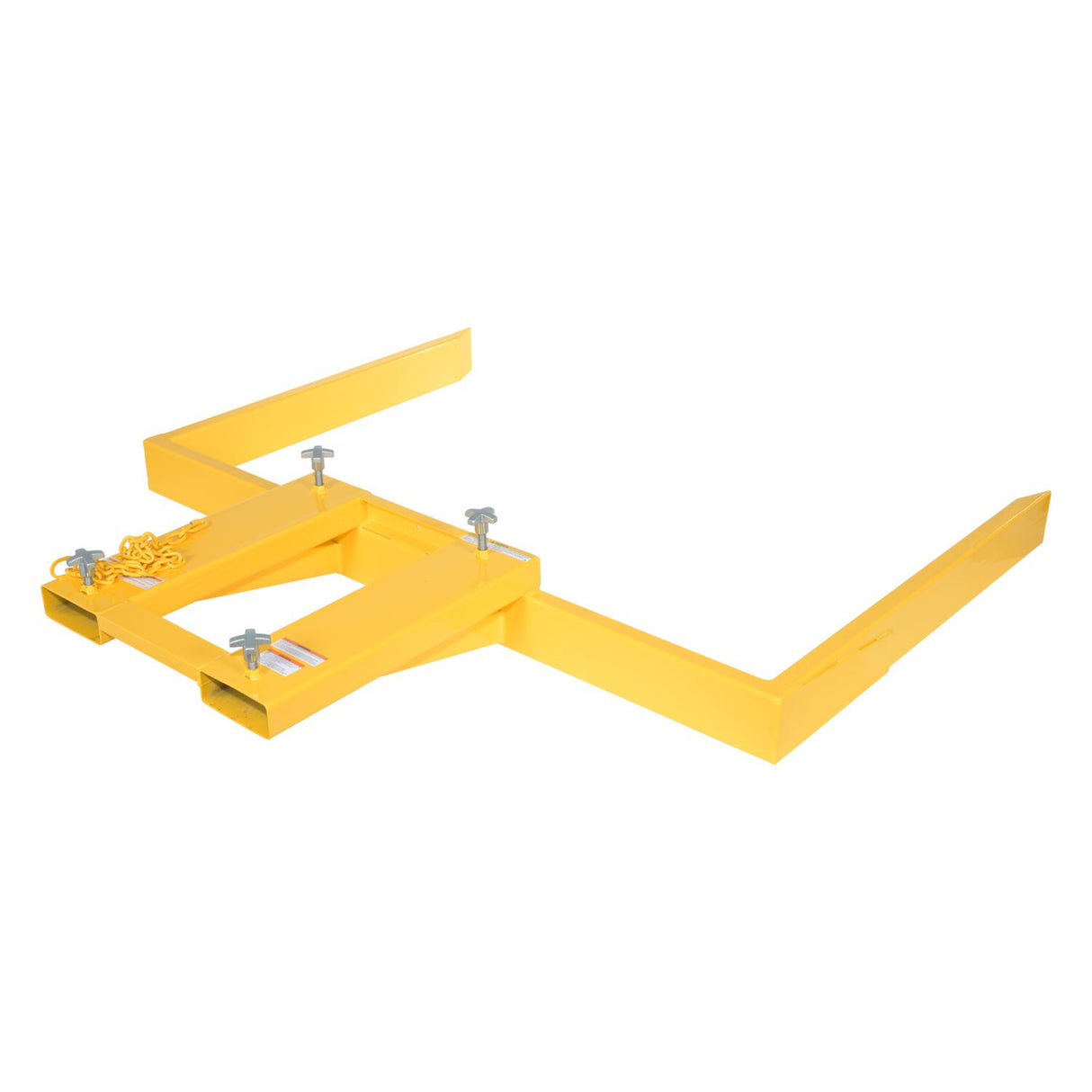 Vestil FLDM-2-72 Fork Mounted Front Load Dumpster Mover — Forklift Dumpster & Hopper Mover, 72" Fixed Forks, 2,000 lb Capacity
