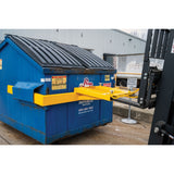 Vestil FLDM-2-72 Fork Mounted Front Load Dumpster Mover — Forklift Dumpster & Hopper Mover, 72" Fixed Forks, 2,000 lb Capacity