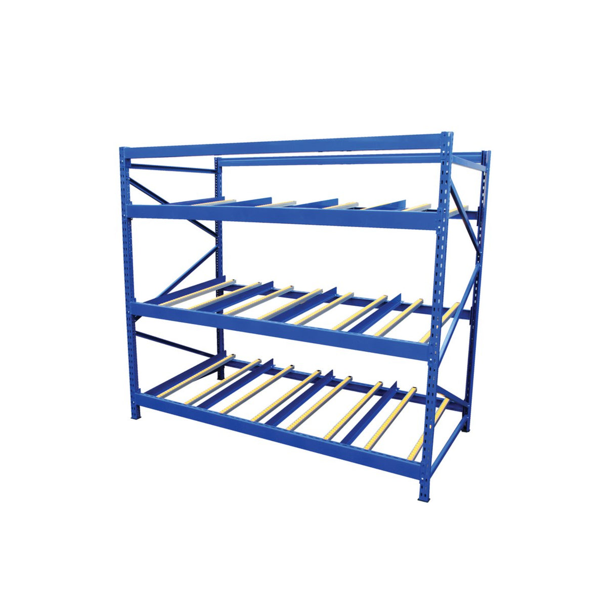 Vestil FLOW Carton Flow Rack — Gravity-Fed FIFO Storage System
