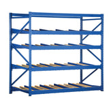 Vestil FLOW Carton Flow Rack — Gravity-Fed FIFO Storage System