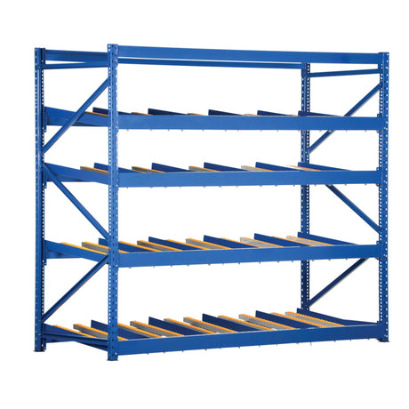 Vestil FLOW Carton Flow Rack — Gravity-Fed FIFO Storage System