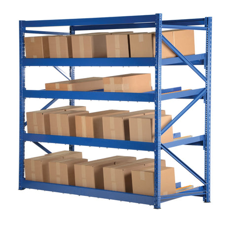 Vestil FLOW Carton Flow Rack — Gravity-Fed FIFO Storage System
