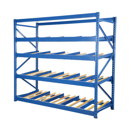 Vestil FLOW Carton Flow Rack — Gravity-Fed FIFO Storage System