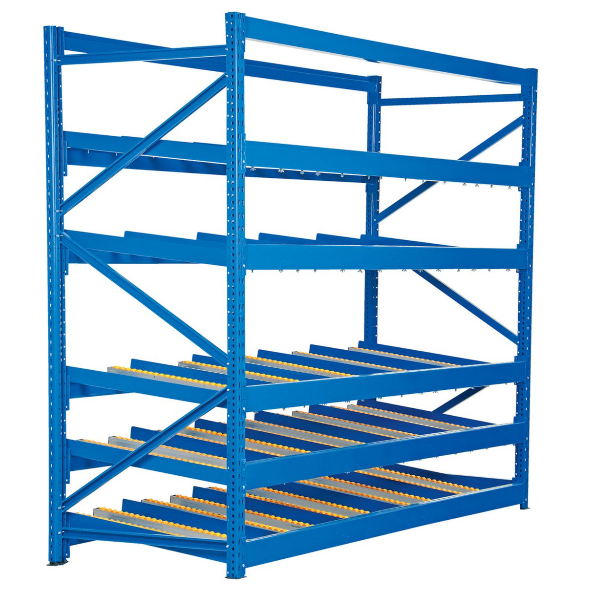Vestil FLOW Carton Flow Rack — Gravity-Fed FIFO Storage System