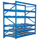 Vestil FLOW Carton Flow Rack — Gravity-Fed FIFO Storage System