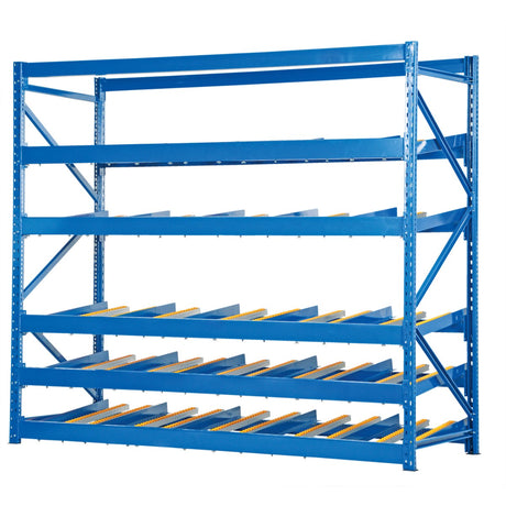 Vestil FLOW Carton Flow Rack — Gravity-Fed FIFO Storage System