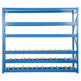 Vestil FLOW Carton Flow Rack — Gravity-Fed FIFO Storage System