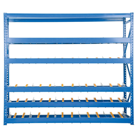 Vestil FLOW Carton Flow Rack — Gravity-Fed FIFO Storage System