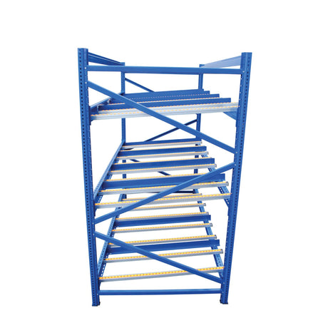 Vestil FLOW Carton Flow Rack — Gravity-Fed FIFO Storage System