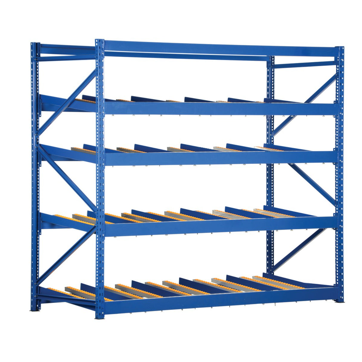 Vestil FLOW Carton Flow Rack — Gravity-Fed FIFO Storage System