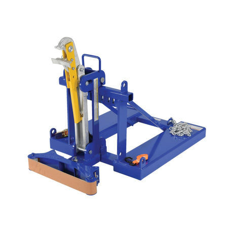 Vestil FMDL Automatic Eagle Beak Drum Lifters | Grip & Move 30 & 55-Gallon Drums From the Seat, Single or Double, 1,000–2,000 lb, Meets OSHA 1910.178