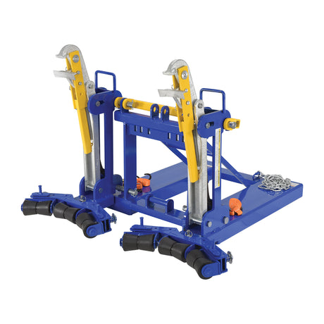 Vestil FMDL Automatic Eagle Beak Drum Lifters | Grip & Move 30 & 55-Gallon Drums From the Seat, Single or Double, 1,000–2,000 lb, Meets OSHA 1910.178