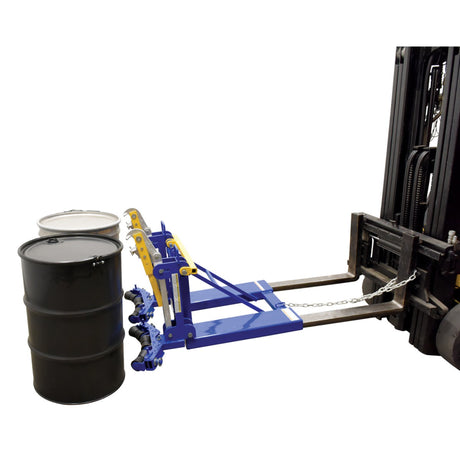 Vestil FMDL Automatic Eagle Beak Drum Lifters | Grip & Move 30 & 55-Gallon Drums From the Seat, Single or Double, 1,000–2,000 lb, Meets OSHA 1910.178