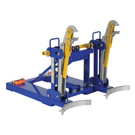 Vestil FMDL Automatic Eagle Beak Drum Lifters | Grip & Move 30 & 55-Gallon Drums From the Seat, Single or Double, 1,000–2,000 lb, Meets OSHA 1910.178