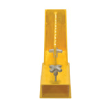 Vestil FORK-P Fork Lifter | Safely Remove & Install Forklift Forks, 400 lb Capacity, 6 Lifting Rings, Clamp-On Steel