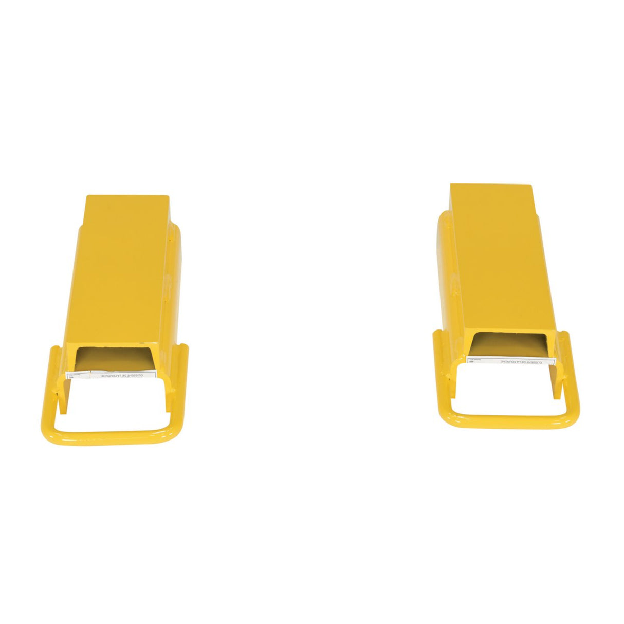 Vestil FRS Fork Rear Spacers | Loop-On Steel Heel Spacers, Stop Loads Sliding Back, Fits 4"/5"/6" Forks, Sold in Pairs