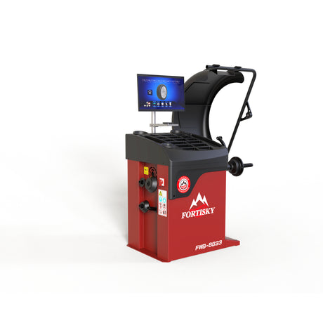 Fortisky 3D Millimeter Wave Radar Wheel Balancer Dynamic Display Screen Laser Light FWB-8833