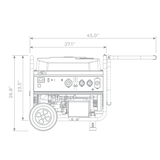 Firman H05752 Dual Fuel 5700W Portable Generator Recoil Start 120/240V