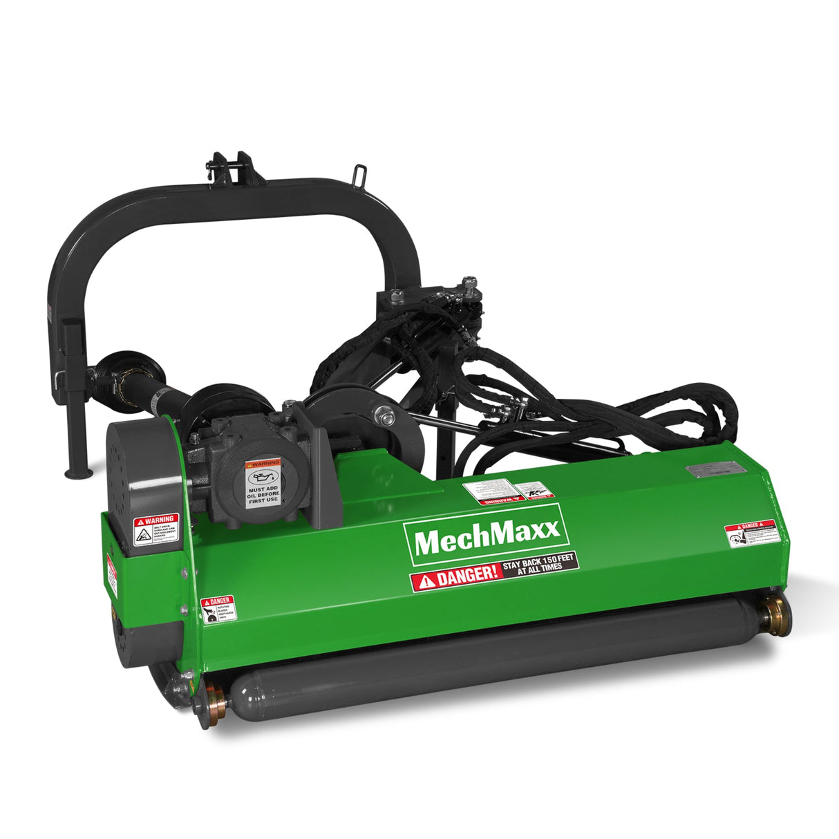 MechMaxx 48" Offset Flail Ditch Bank Mower, 3-Point, 25-50HP, VAM48
