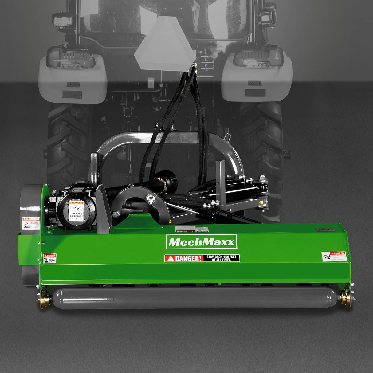 MechMaxx 60" Offset Flail Ditch Bank Mower, 3-Point, 25-60HP, VAM60