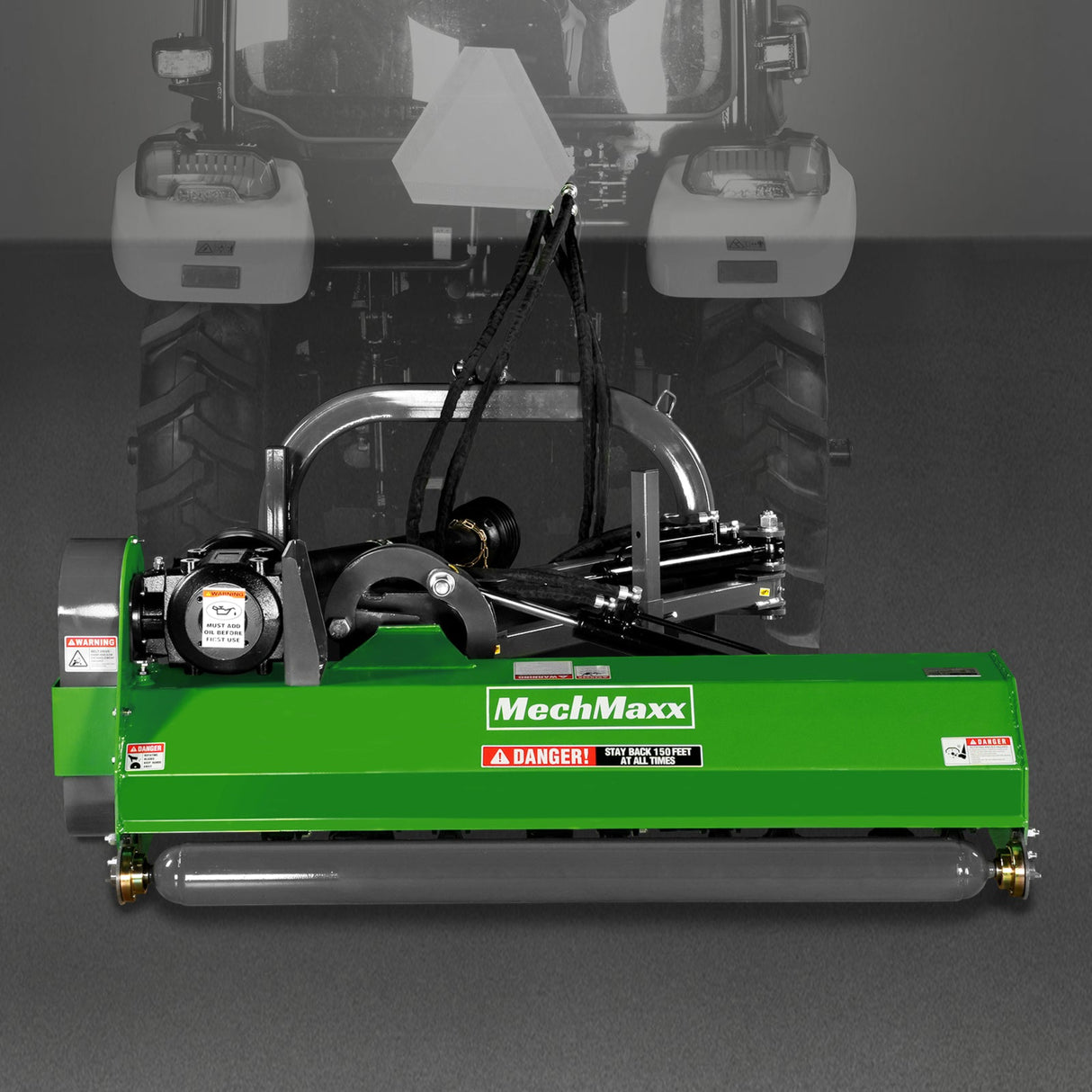 MechMaxx 60" Offset Flail Ditch Bank Mower, 3-Point, 25-60HP, VAM60