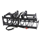 MechMaxx 72" Skid Steer Grapple Bucket Attachment, 2700 lb Capacity