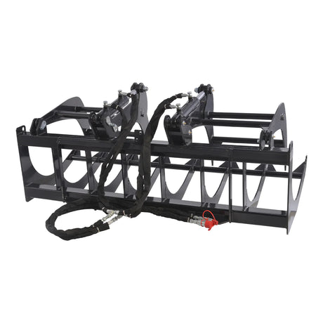 MechMaxx 72" Skid Steer Grapple Bucket Attachment, 2700 lb Capacity