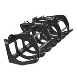 MechMaxx 72" Skid Steer Grapple Bucket Attachment, 2700 lb Capacity